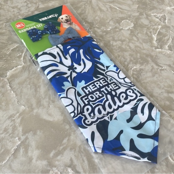 NWT tiny toy dog bundle ruffle tank dress, bows, bib AND BIG DOG bow ties DEAL - Picture 3 of 13